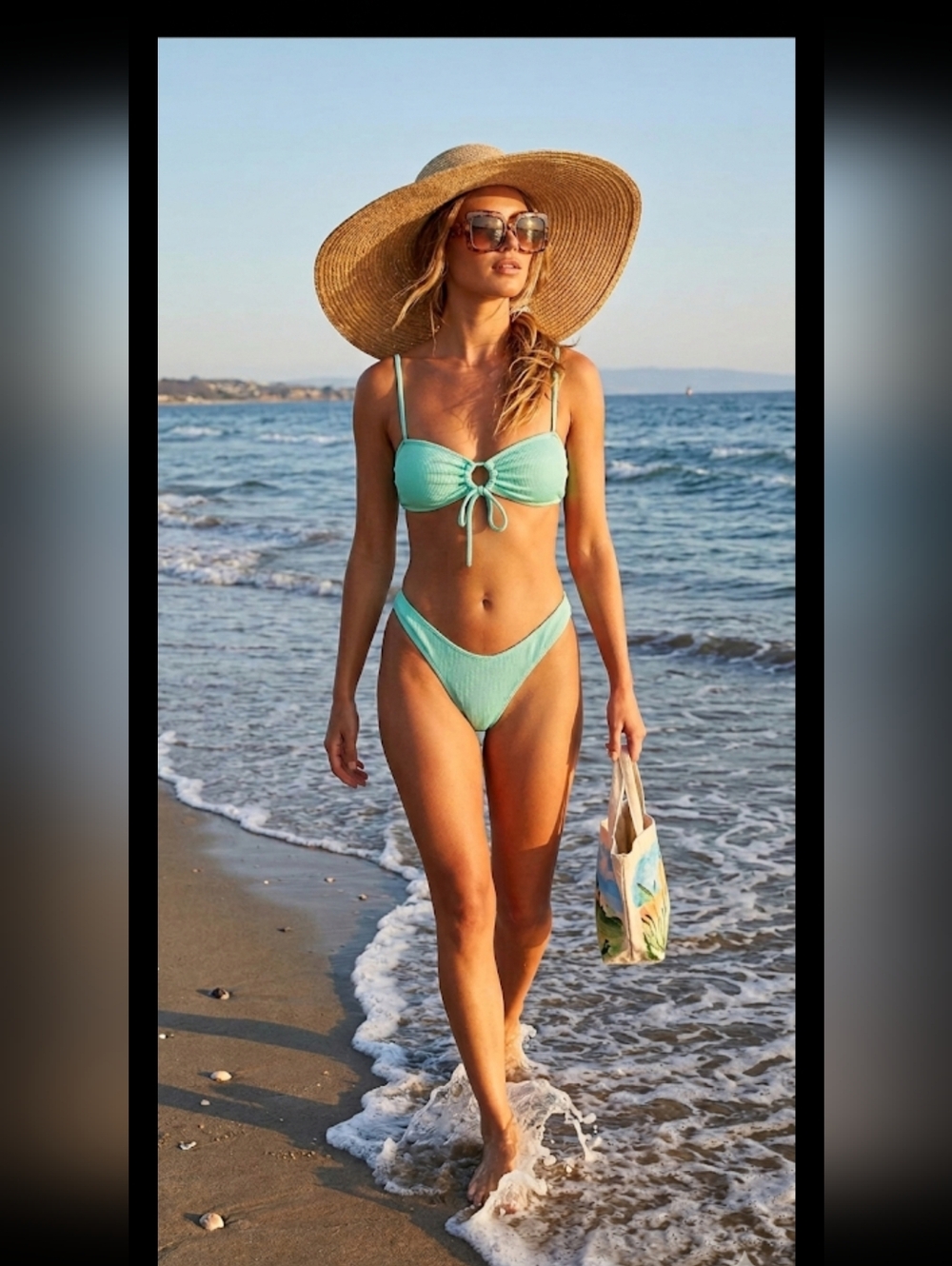 Boohoo Bikini Mint Sz 12 New with tags